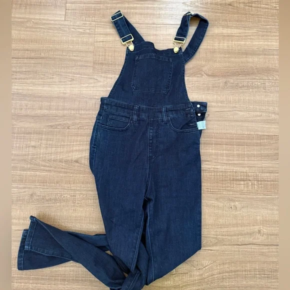 WeWoreWhat Dark Denim Jumpsuit - Picture 1 of 2